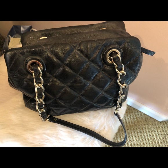 Kate Spade Black Leather Quilted Bag - Picture 2 of 2